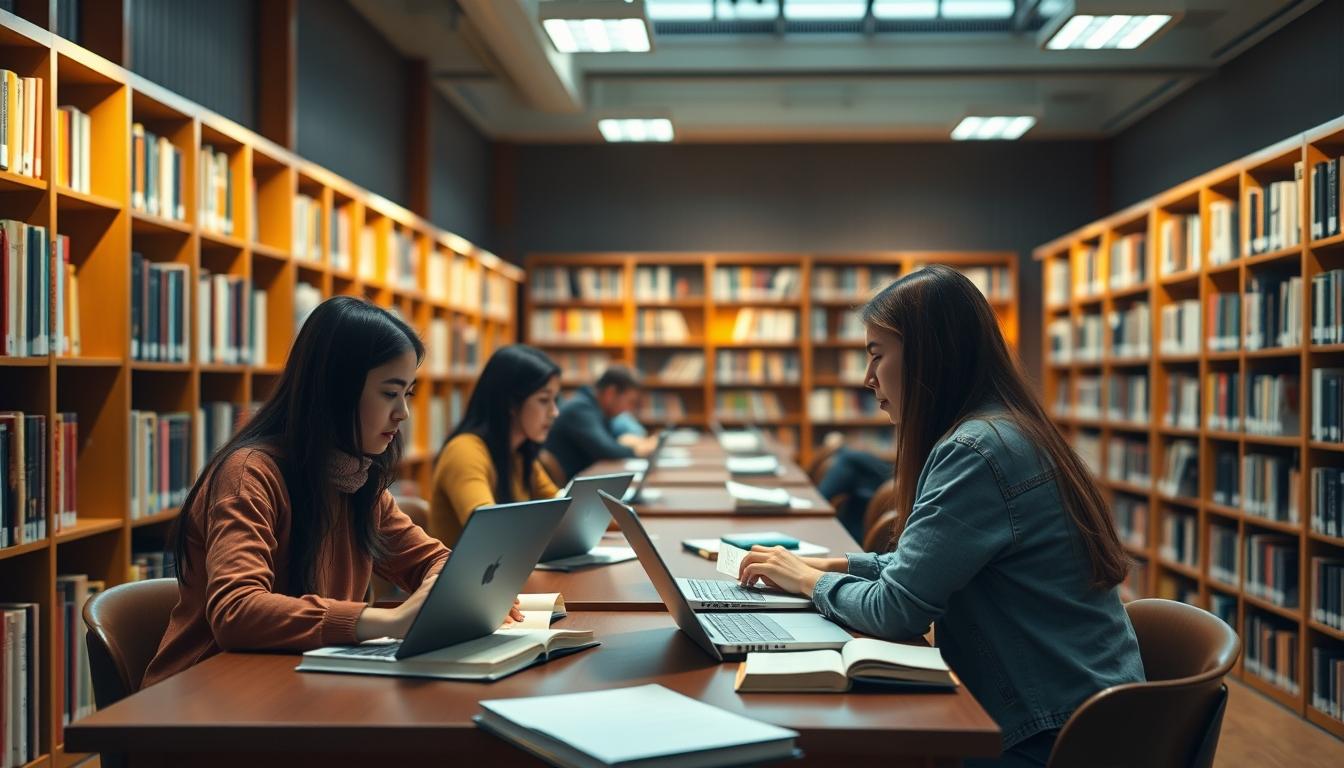 Structured study materials and learning resources on a desk