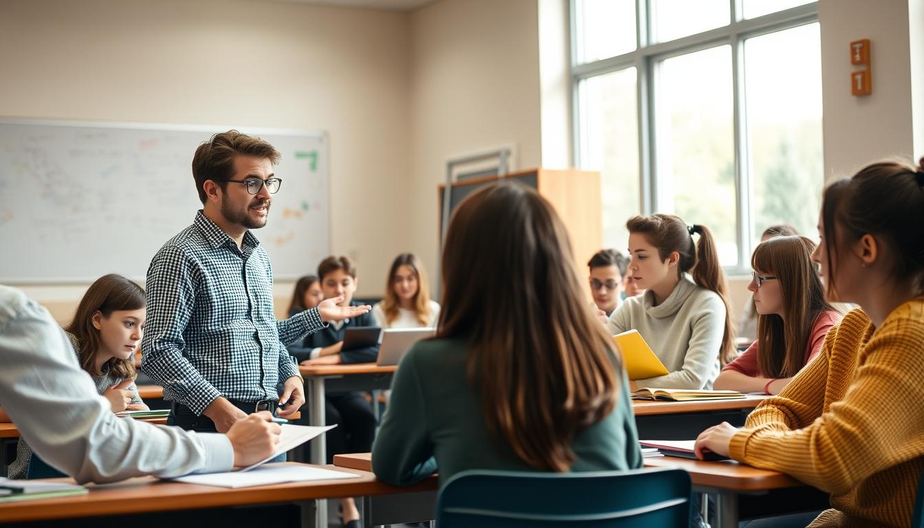 Student preparing for exams with study materials